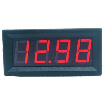 0,56-дюймовый Мини-Цифровой Светодиодный Дисплей 4 Бита 0-100 В Вольтметр Панельный Вольтметр Измеритель Напряжения Тестер  1