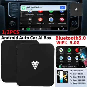 1/2ШТ Проводной Беспроводной Carplay Android Auto Беспроводной Адаптер Linux System BT 5.0 5G WiFi Car AI Box для Автомобилей Android Auto  5