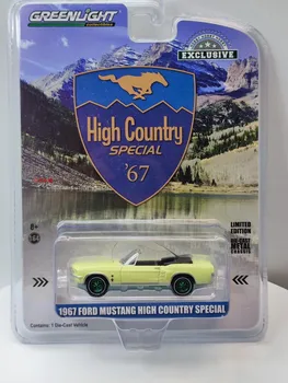 1: 64 1967 Ford Mustang series, литая под давлением модель автомобиля из металлического сплава, игрушки для подарочной коллекции  3