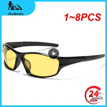 1-8 шт. Мужские Поляризованные Солнцезащитные очки для спортивной рыбалки Рыбалка Велоспорт Поляризованные Солнцезащитные очки для улицы Защита Спорт UV400 Мужские  5