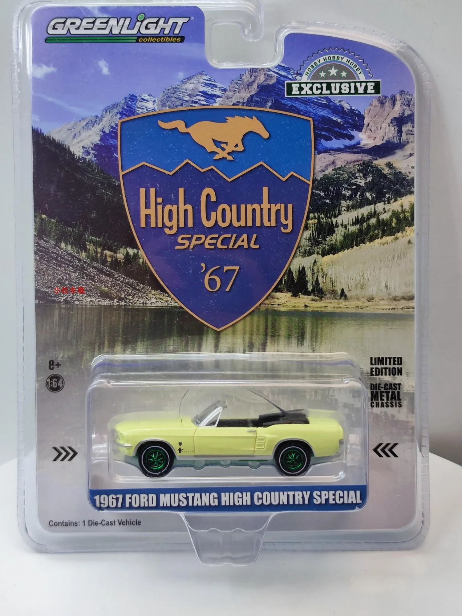 1: 64 1967 Ford Mustang series, литая под давлением модель автомобиля из металлического сплава, игрушки для подарочной коллекции