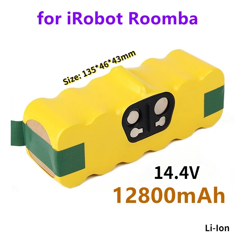 14,4 В 12800 мАч Сменный NI-Mh аккумулятор для iRobot Roomba 500 600 700 800 Серии для roomba 880 760 530 555 560 581 620 650