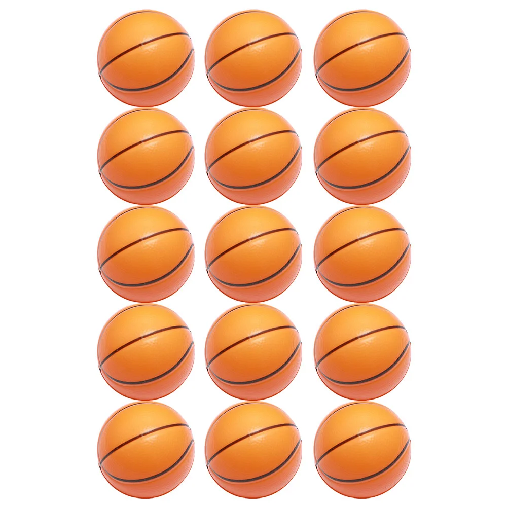 15шт вспененных баскетбольных мячей для снятия стресса Детские игрушки для снятия стресса Мини-мячи для снятия стресса