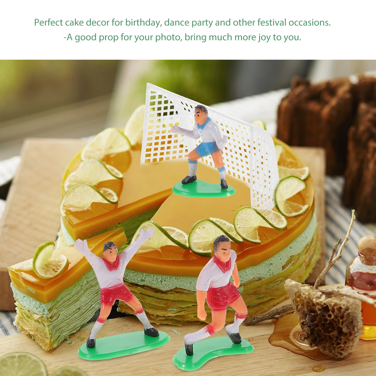 16 Шт Маленькие подарочные футбольные мячи Украшения Украшения для торта Украшения для десерта Игрушки для купания младенцев на День рождения