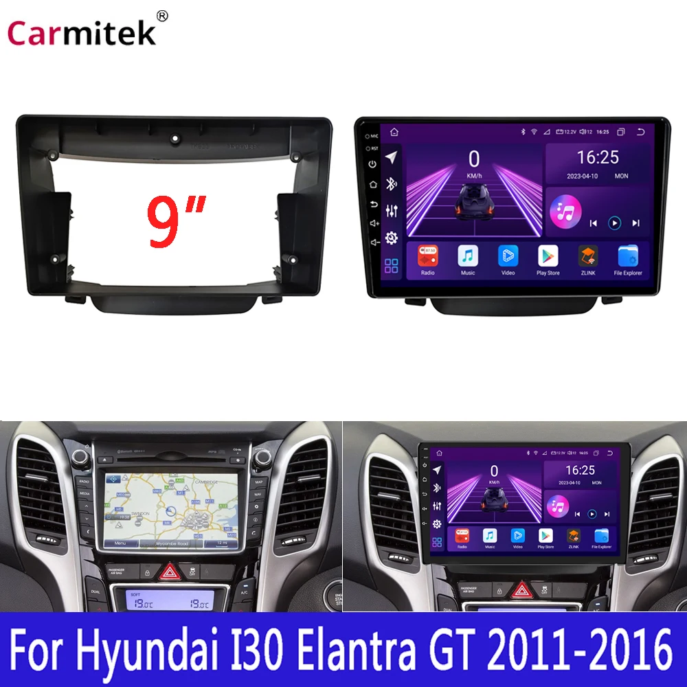 2 din AI Android Carplay Автомагнитола для Hyundai I 30 Elantra GT 2011-2016 Авто Стерео Мультимедийный плеер GPS навигация автомобиля