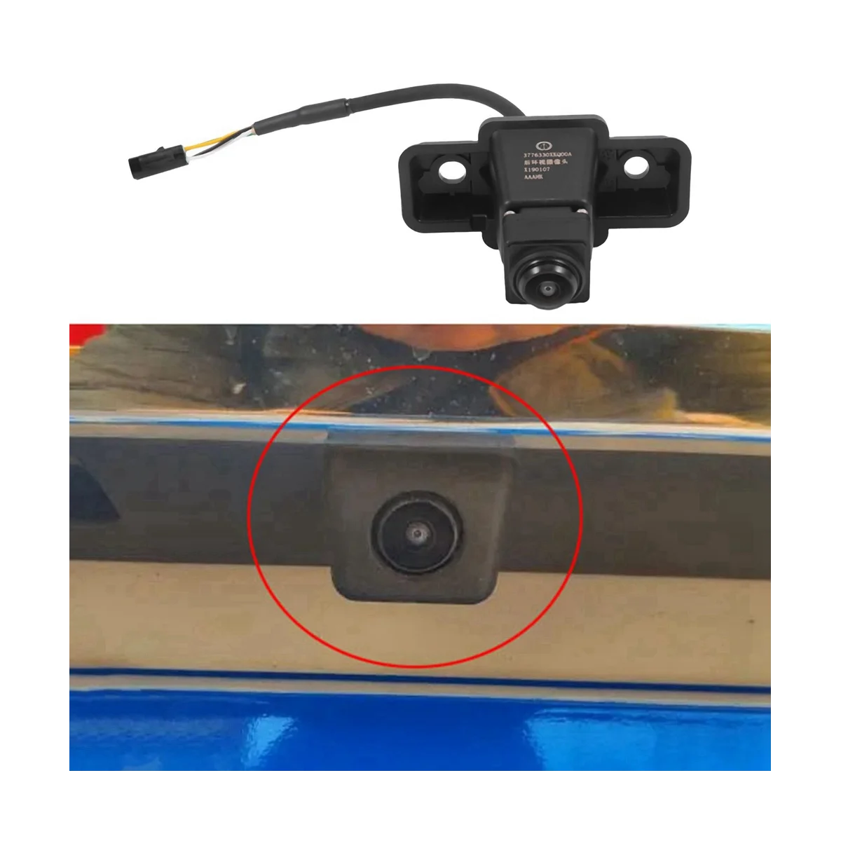 3776100XKQ00A Камера заднего вида автомобиля с камерой заднего вида для F7 F7X 2019