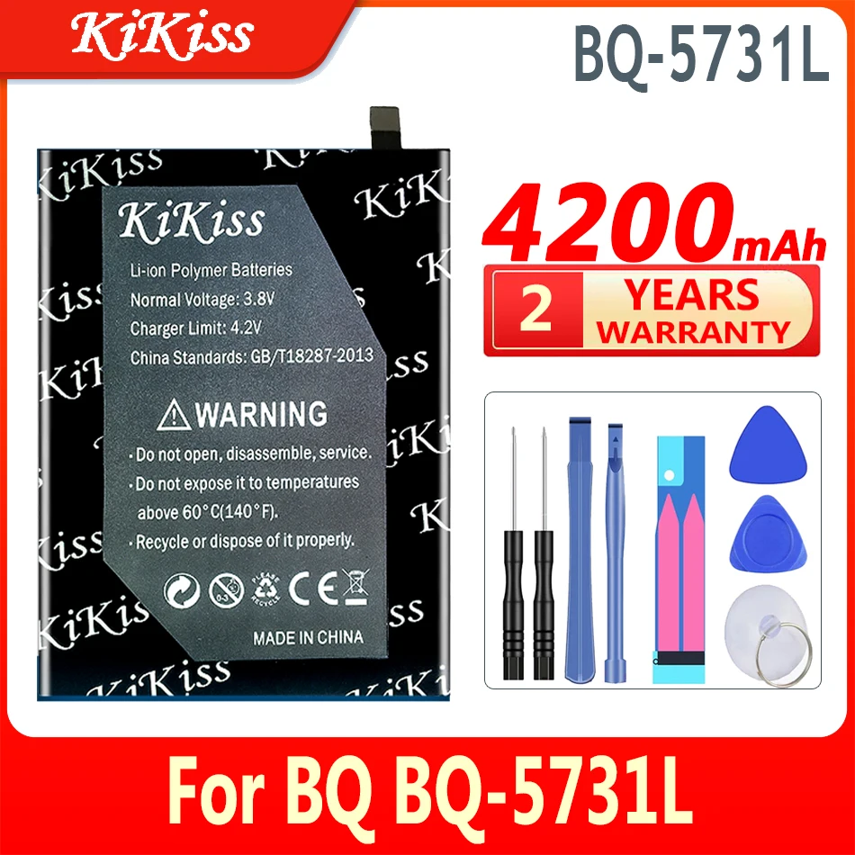 4200 мАч 100% новый аккумулятор KiKiss BQ5731L для аккумуляторов мобильных телефонов BQ BQ-5731L