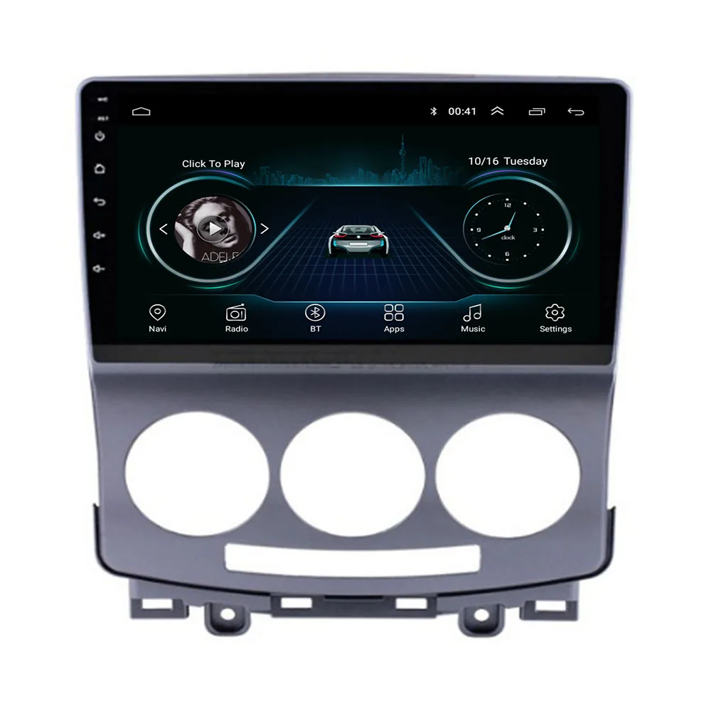 Android 12 2 Din Автомобильный Радио Мультимедийный Видеоплеер Для MAZDA 5 05-10 GPS Навигация Carplay Auto DVD стерео 5G WIFI