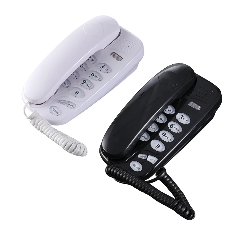 KXT-580 Стационарный настенный телефон Портативный Мини-телефон Настенный телефон для домашнего офиса Спа-центр отеля