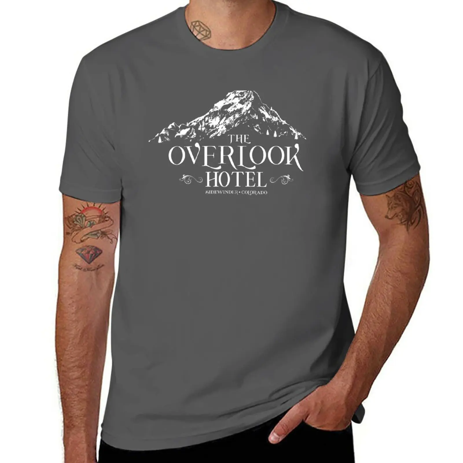 New Overlook Hotel - футболка чистого кроя, милая одежда, мужские футболки с коротким рукавом, забавные рисунки