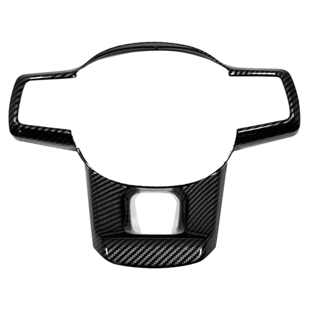 Автомобильная наклейка на рулевое колесо из углеродного волокна, Декоративная рамка для Kia Sorento MQ4 2021 2022