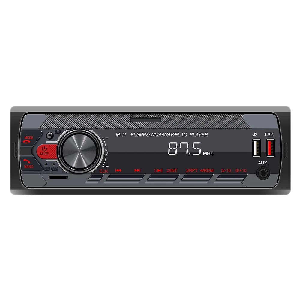 Автомобильный MP3-плеер Bluetooth Hands-free FM-автомагнитола M11 12V Цветные огни Модификация центрального управления Звуком Аксессуары для MP3-плеера