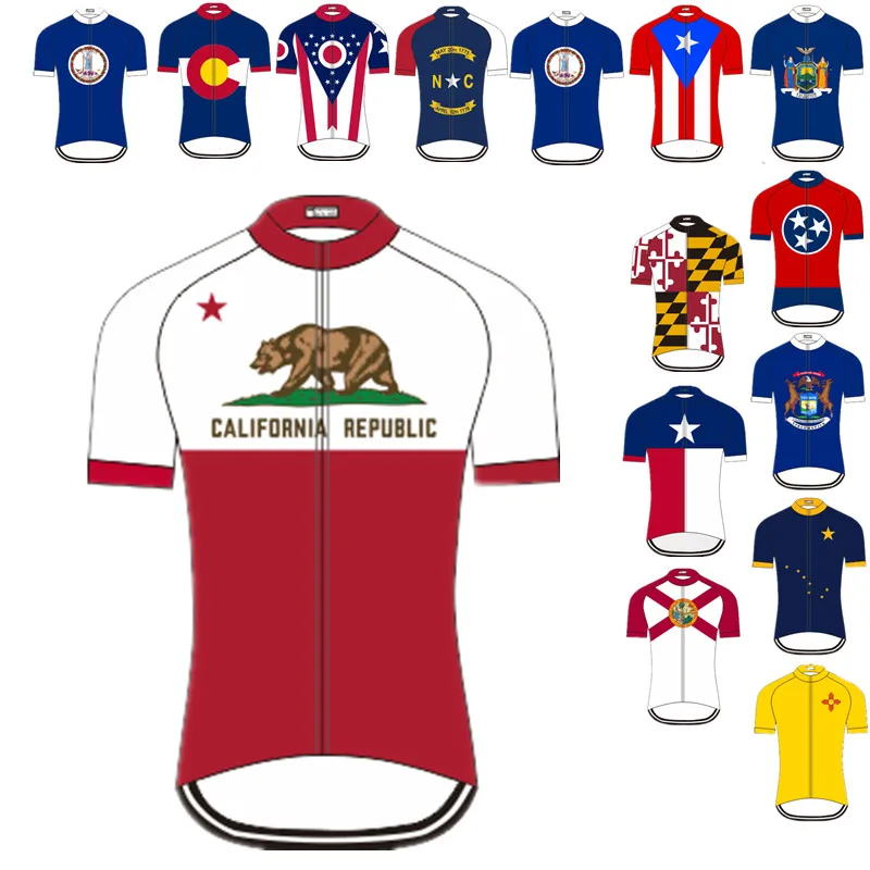 Велосипедная майка Weimostar California, Мужская Летняя велосипедная рубашка штата США, Майка для шоссейных велосипедов MTB, Быстросохнущая Велосипедная одежда, Топы Ropa