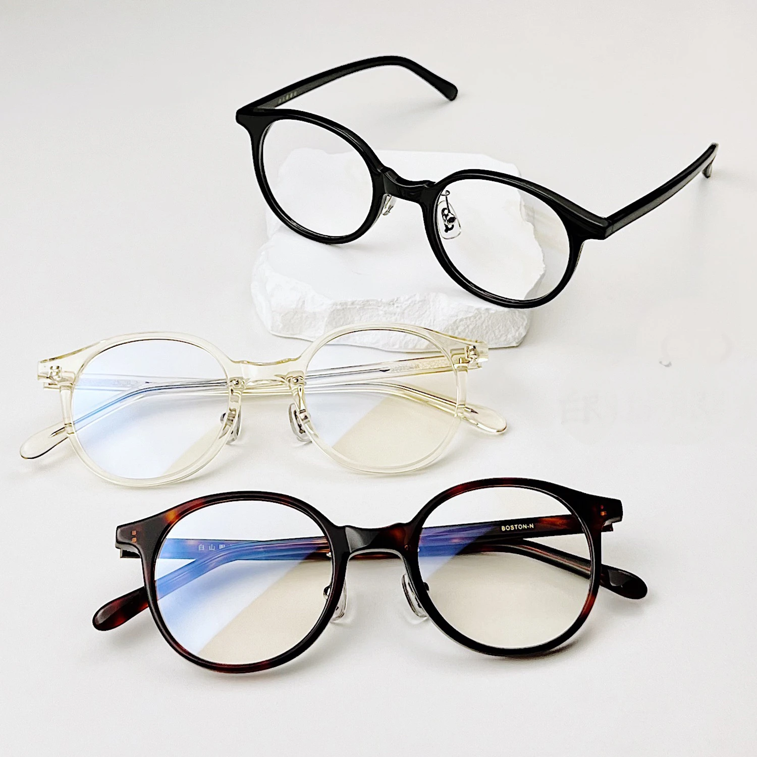 Высококачественная ацетатная оправа для оптических очков для мужчин и женщин, круглые очки для близорукости в стиле ретро, очки японского люксового бренда ручной работы