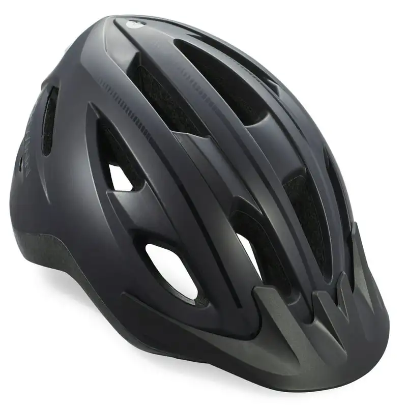 Детский велосипедный шлем, возраст 8+, черный