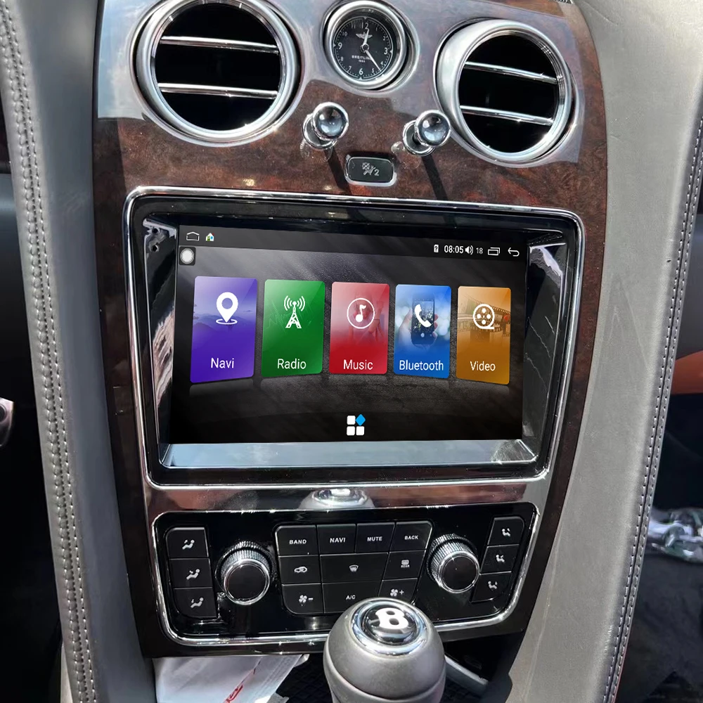 Для Bentley Continental Flying Spur Android 12 Автомагнитола Coche Автомобильный Мультимедийный Плеер GPS Navi CarPlay АвтоРадио