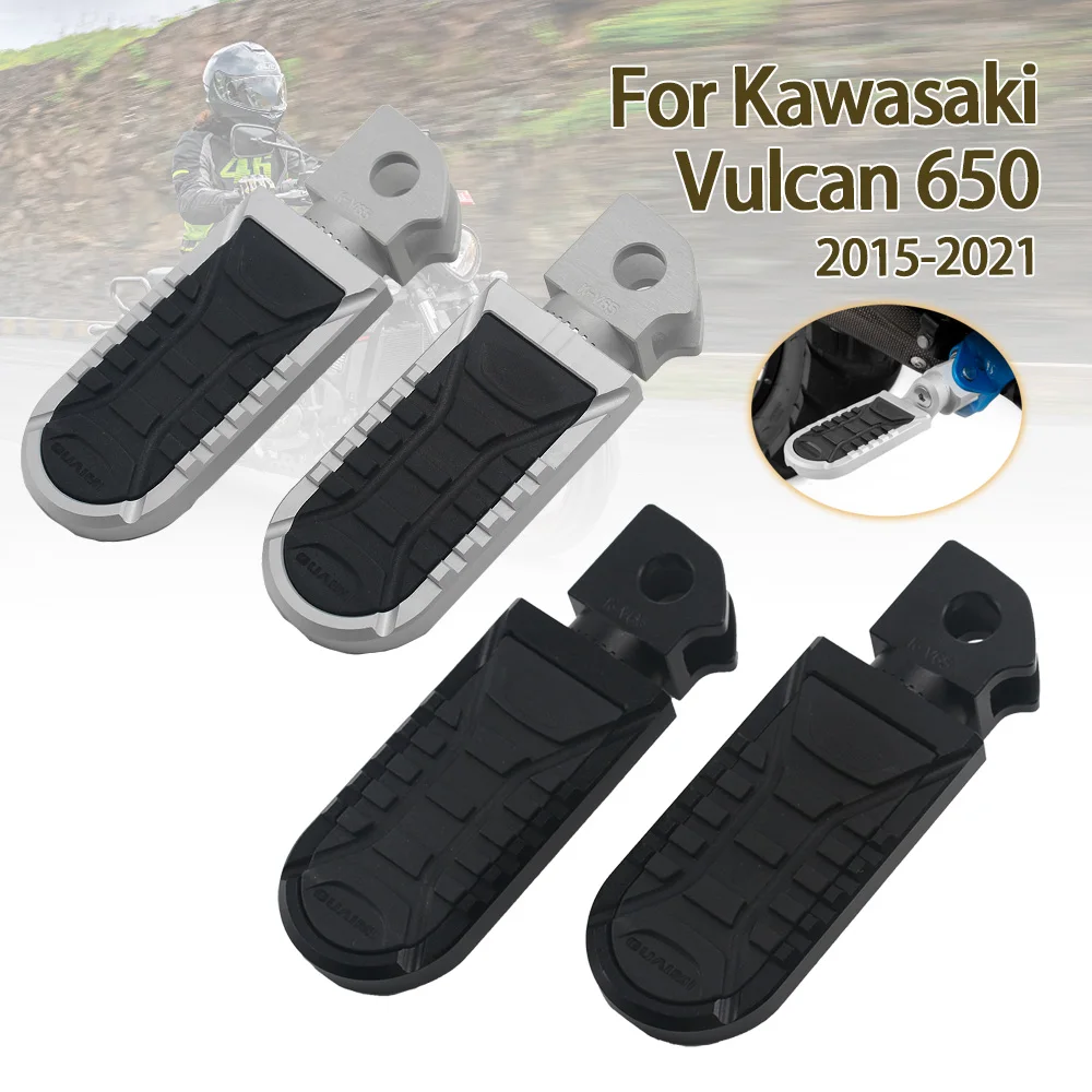 Для Kawasaki Vulcan 650 2015-2021 Передняя подножка мотоцикла Регулируемые на 360 градусов подножки Поворотные подножки для ног