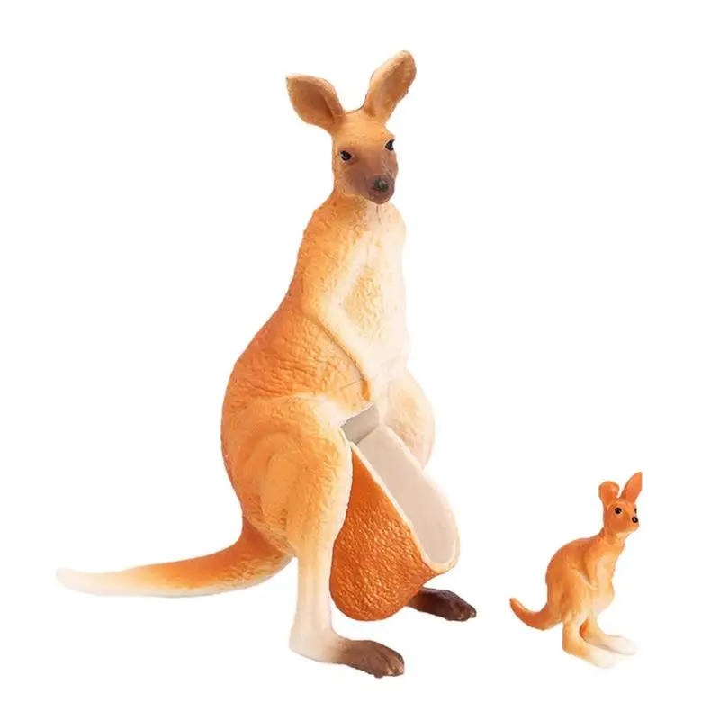 Игрушки-кенгуру, фигурки, имитирующие реалистичную Дикую Мать и Ребенка, Модель Кенгуру, Фигурка животного Для детей, подарки на День рождения