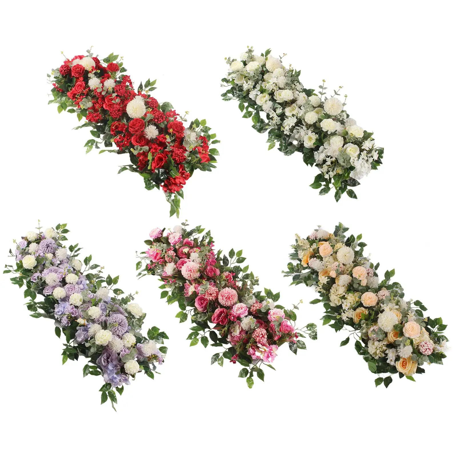 Искусственные цветы для свадебной арки, подвесной фон, декоративный дисплей для свадебной церемонии с аркой, наружные настенные украшения