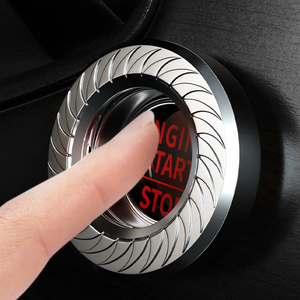Кнопка включения двигателя в один клик в автомобиле, Защитная крышка, украшение интерьера автомобиля, наклейка