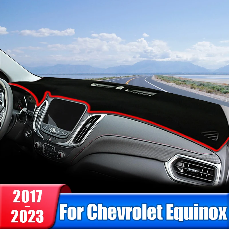 Крышка Приборной Панели Автомобиля Для Chevrolet Equinox 3 2017 2018 2019 2020 2021 2022 2023 MK3 3-го Поколения Holden Солнцезащитный Козырек Аксессуары