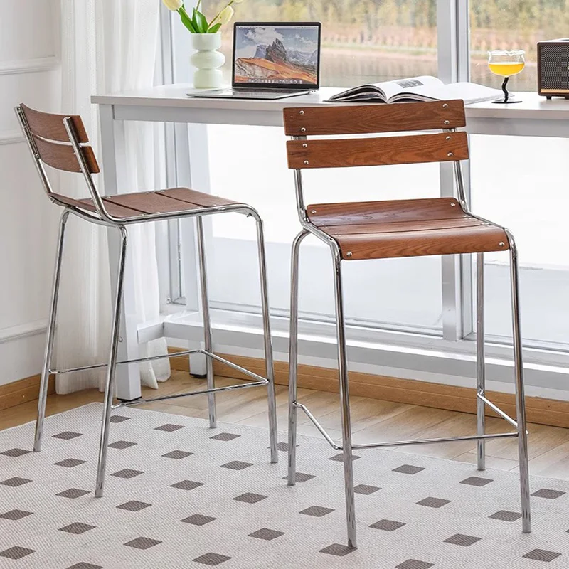 Кухонный табурет, Современная скандинавская стойка регистрации, Дизайнерские стулья для гостиной, Обеденные шезлонги на открытом воздухе, мебель для салона