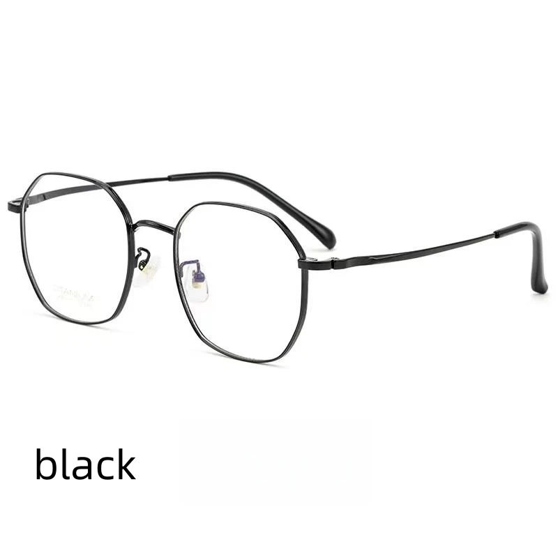 Модные очки 51 мм, Женские удобные винтажные очки из многоугольного чистого титана, оправа для очков по рецепту для мужчин ck805