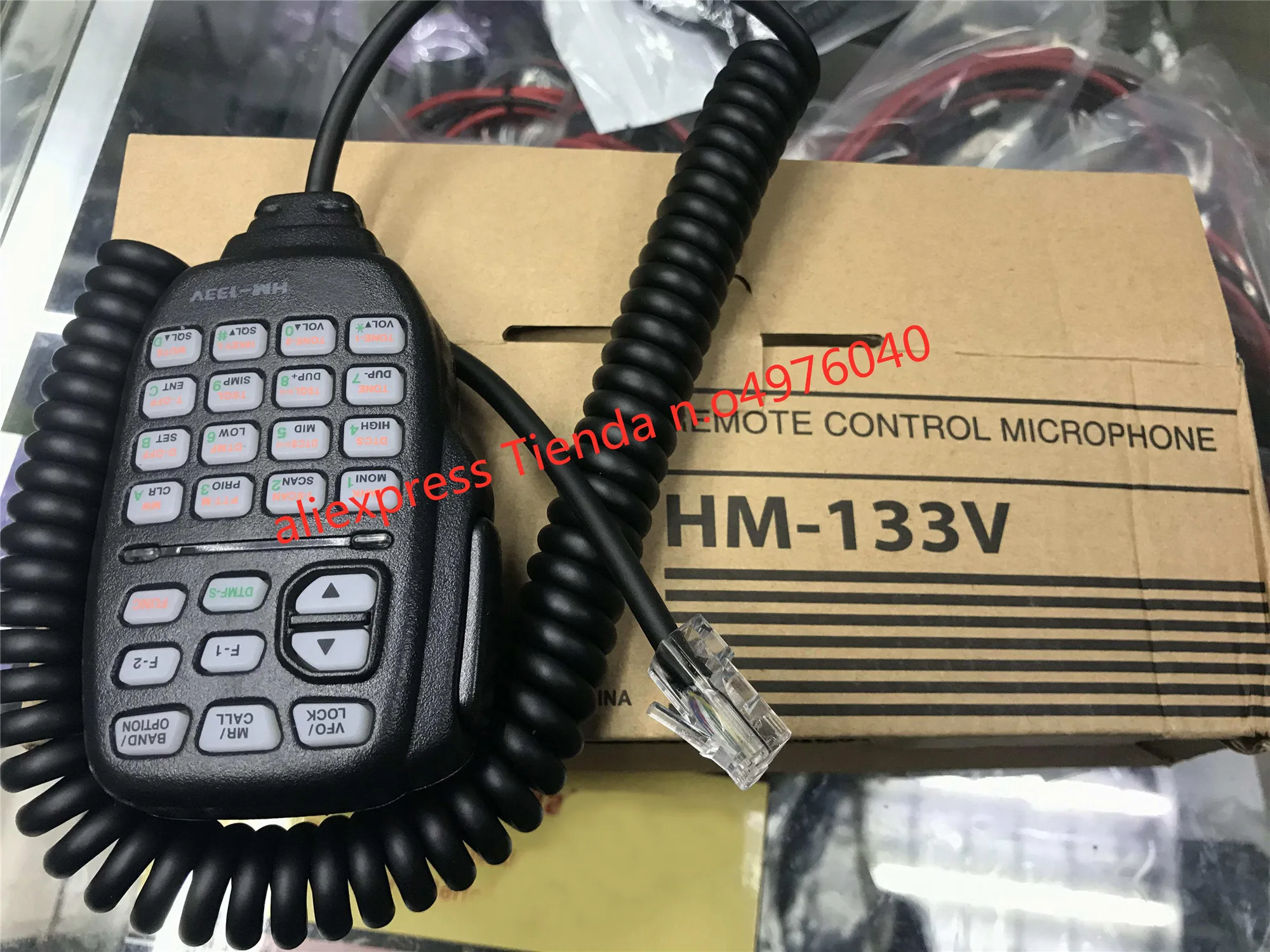 Модульный разъем HM-133V 8pin dtmf microfone microfone para icom rádio móvel walkie talkie em dois sentidos IC-2200H IC-V