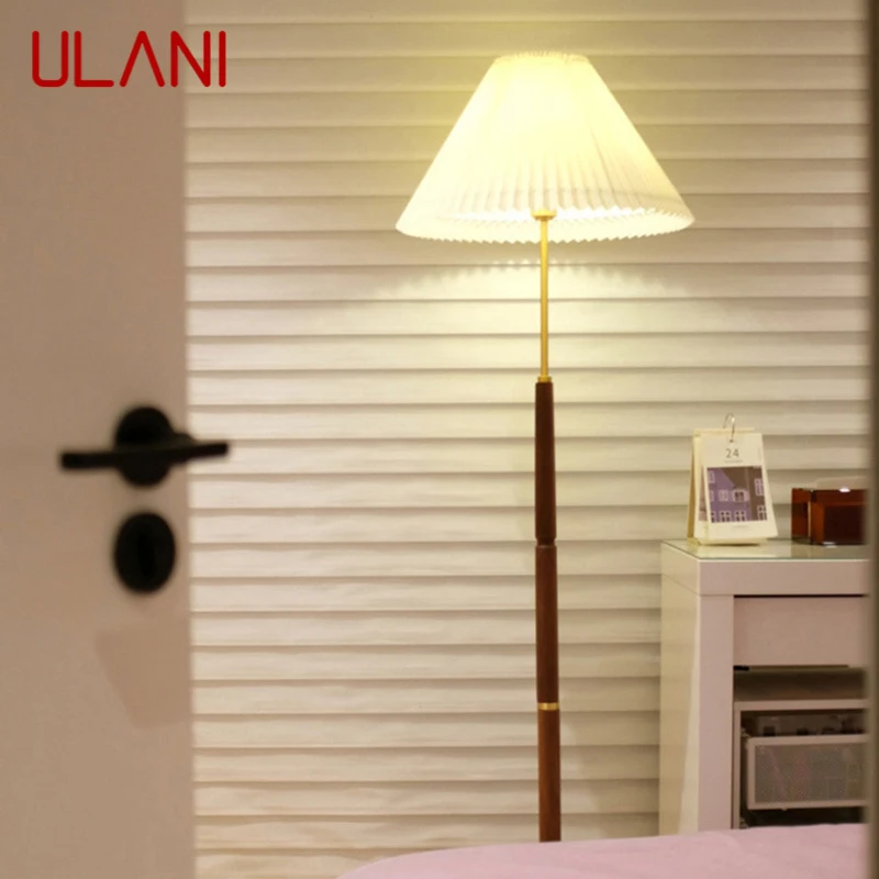 Напольный светильник ULANI Nordic в стиле ретро, современная семейная гостиная, спальня, золотой креативный светодиодный декоративный светильник-подставка