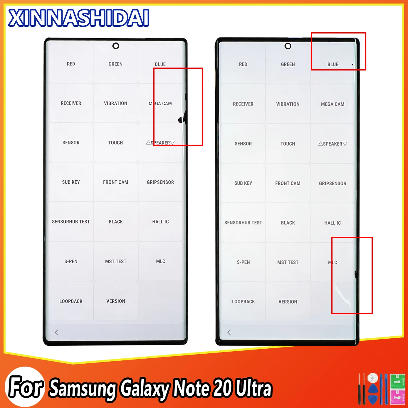 Новинка для Samsung Galaxy Note20 Ultra N985F SM-N985F/DS N986B 5G цифровой преобразователь сенсорного экрана Note 20 Ultra LCD с дефектным экраном