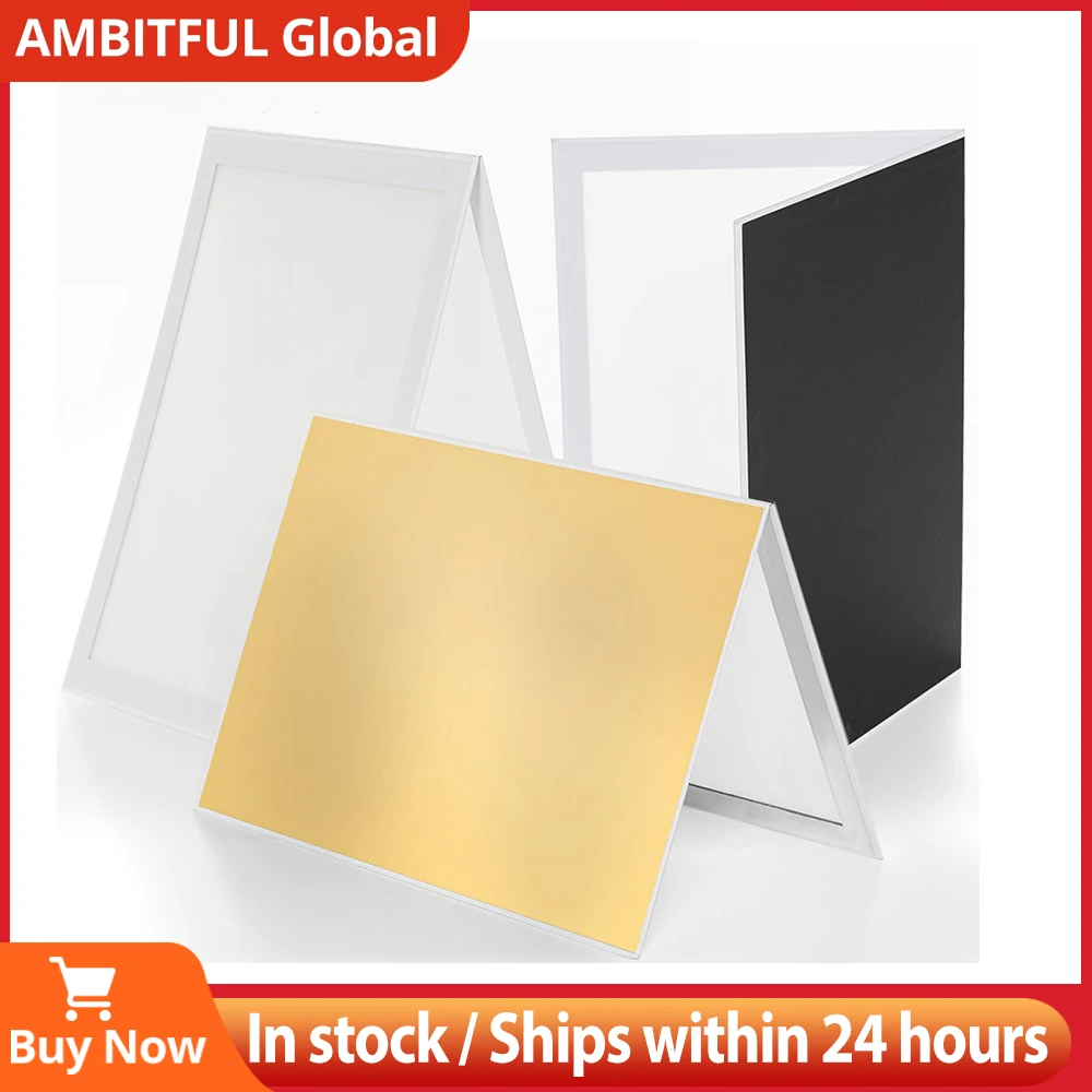 ОБЪЕМНЫЙ Складной картон формата А3 29,5 х 42 см Черный Белый Серебристый Золотой Прозрачный Мягкий Светоотражающий фон Плотная бумага