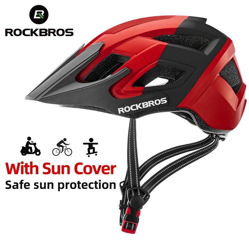 Официальный велосипедный шлем ROCKBROS Дышащий Цельнолитый Велосипедный шлем Противоударный MTB Легкий Аэрошлем