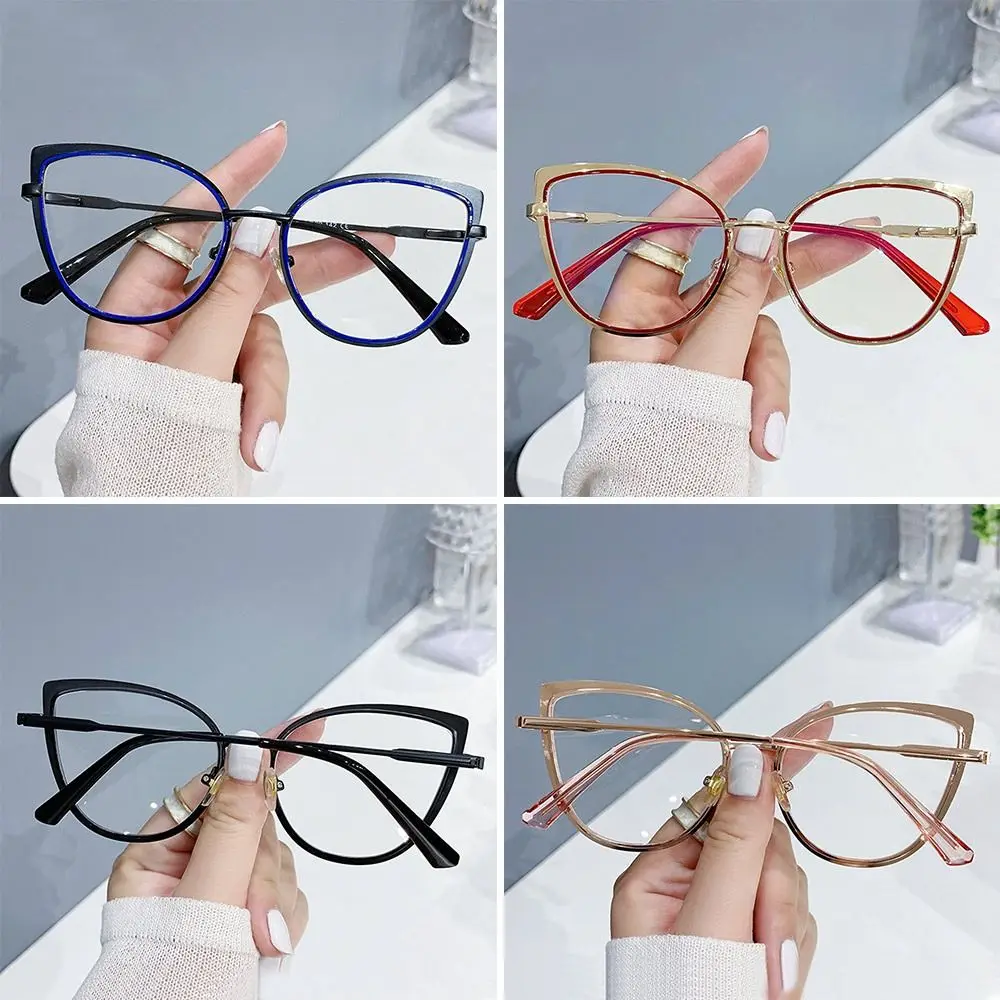 Очки для защиты глаз от синего излучения, защищающие от синего света, Сверхлегкие Квадратные Очки, Металлические Оптические очки для очков