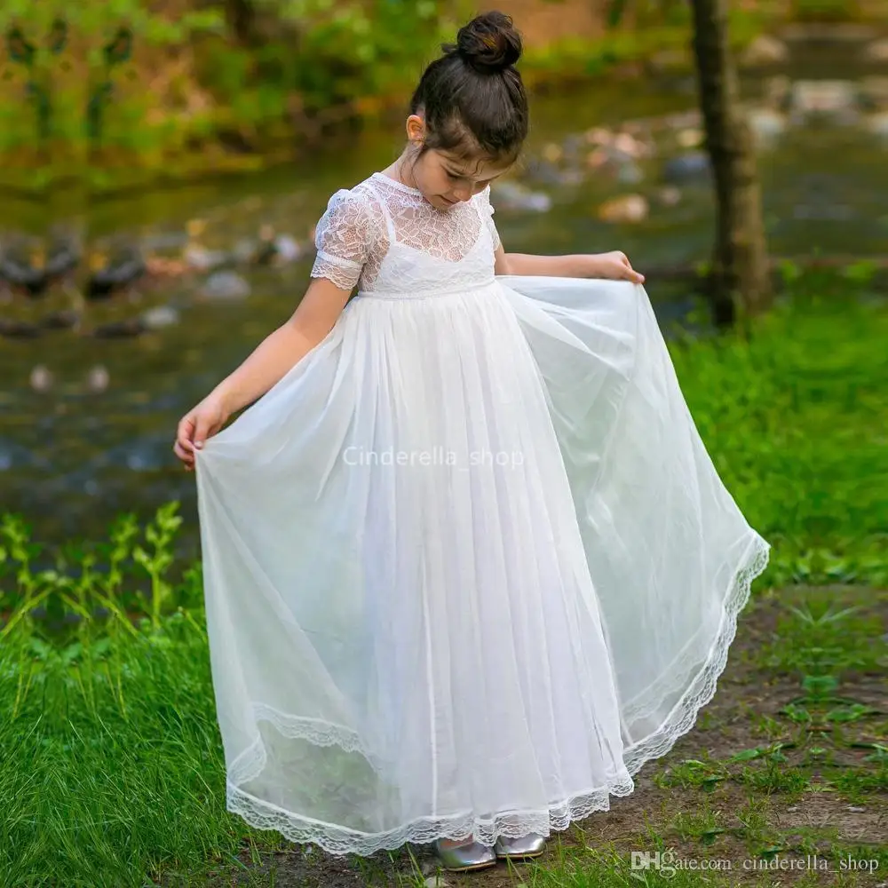 Платья для девочек-цветочниц на свадьбу с жакетом с запахом, платья для первого причастия для девочек, нарядные платья принцесс