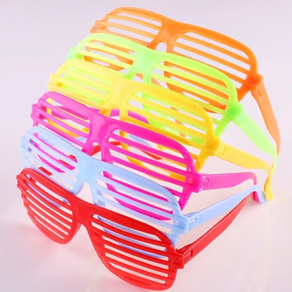 Подарок для Маскарадной вечеринки Без линз Солнцезащитные очки Принадлежности для вечеринок Защитные очки с затвором Игрушечные очки
