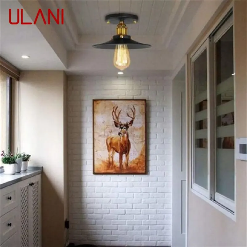 Потолочный светильник ULANI в американском стиле Промышленные Ретро светодиодные светильники Декоративные для внутреннего освещения коридоров