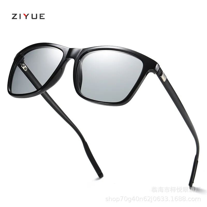Солнцезащитные очки бренда Dreamtop с регулируемым изменением цвета, модные мужские женские поляризованные солнцезащитные очки с ЖК-дисплеем Smart Touch с изменением цвета UV400
