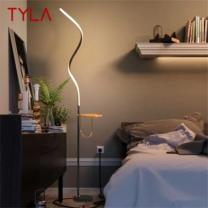 Торшеры с диммером TYLA, Современное креативное Дизайнерское освещение для украшения дома и гостиной