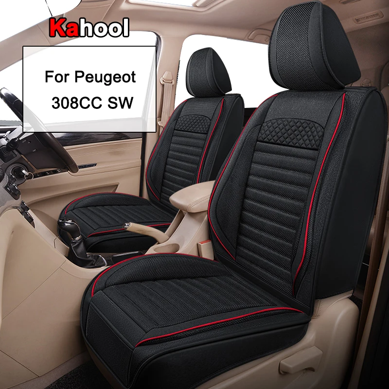 Чехол для автокресла KAHOOL для Peugeot 308 SW CC, автоаксессуары для интерьера (1 сиденье)