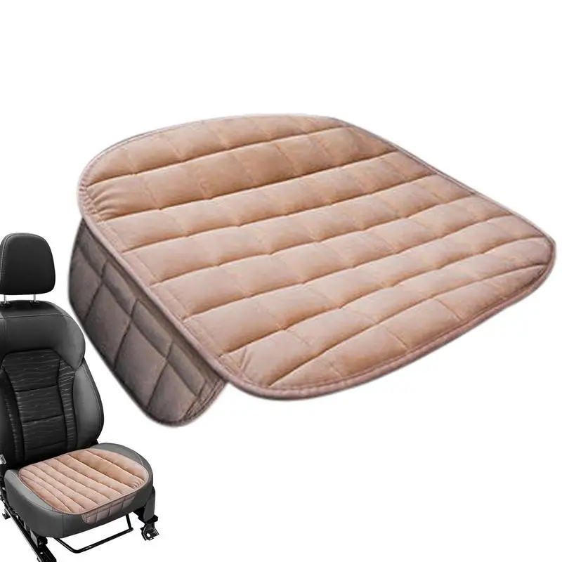 Чехол для подушки переднего сиденья, цельная теплая подушка сиденья, универсальная нижняя защита водительского автокресла для грузовиков, внедорожников, офисного кресла