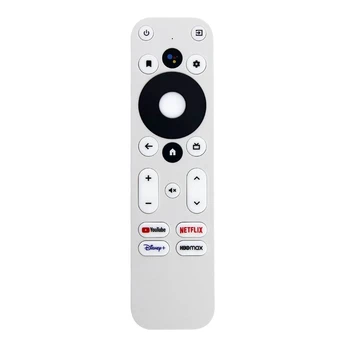 1 ШТ Голосовой Пульт Дистанционного Управления Белый Пластик Для MECOOL/ONN KM2 Для KM2 Netflix Youtube 4K Сертифицированный Голосовой Android TV Box  0