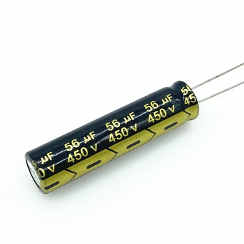 10 шт./лот 56 МКФ 450 В 56 МКФ алюминиевый электролитический конденсатор размер 13*50 20%  10