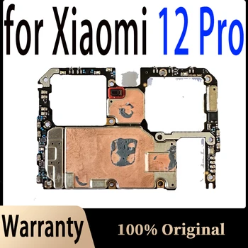 100% Оригинальная глобальная версия материнской платы для Xiaomi Mi 12 Pro 12Pro Хорошо протестирована, полностью работает, разблокирована Плата логической схемы материнской платы  4