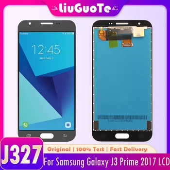 100% Тестовый Оригинальный ЖК-Дисплей Для SAMSUNG Galaxy J327 LCD J3 Prime 2017 J327W J327V J327T J327P Дисплей С Сенсорным Экраном В сборе  4
