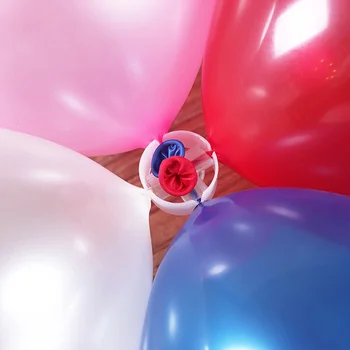 100 ШТ Кольцо Пряжка Арочная Колонна Поддерживает декор Гирлянда из воздушных шаров Пластиковый Удобный зажим  5