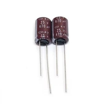 10ШТ 25V470UF KY 10x16 мм Оригинальные новые электролитические конденсаторы NIPPON CHEMI-CON NCC с низким сопротивлением  5