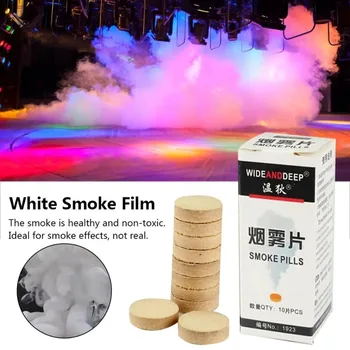 10шт Дымовых шашек с белым эффектом, дымовая шашка, спрей для Хэллоуина, реквизит для декораций, реквизит для фотосъемки на сцене.  4