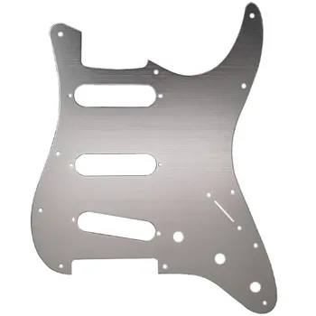 11-луночная SSS Металлическая накладка для гитары с царапинами для электрогитар Strat Прямая установка без перфорации гитарного щитка  10