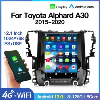 12,1-Дюймовый Android Tesla Экран 64G/128G Автомобильный Радио Мультимедийный Плеер для Toyota Alphard A30 2015-2020 Carplay Gps Навигация  5