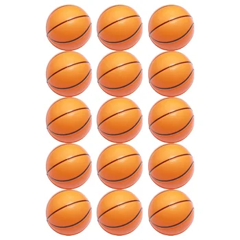 15шт вспененных баскетбольных мячей для снятия стресса Детские игрушки для снятия стресса Мини-мячи для снятия стресса  5
